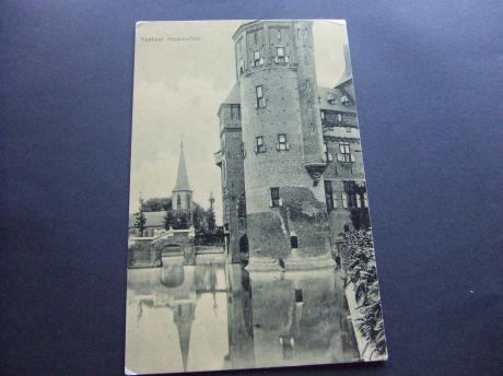 Haarzuilen Kasteel spiegeling in het water